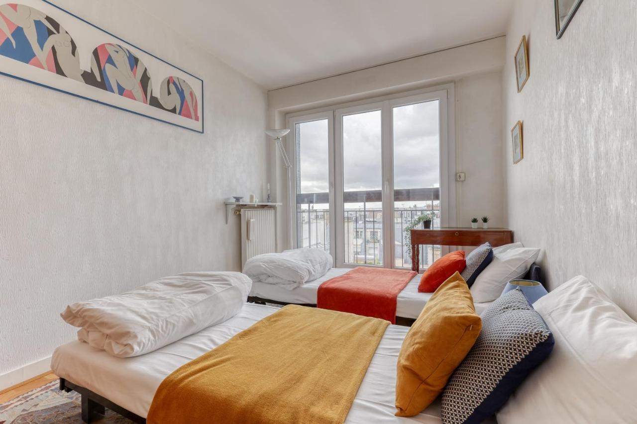 Апартаменти Large And Bright 2 Bdrs Flat With View - Paris 20 Екстер'єр фото