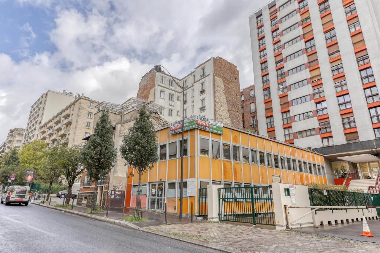 Апартаменти Large And Bright 2 Bdrs Flat With View - Paris 20 Екстер'єр фото