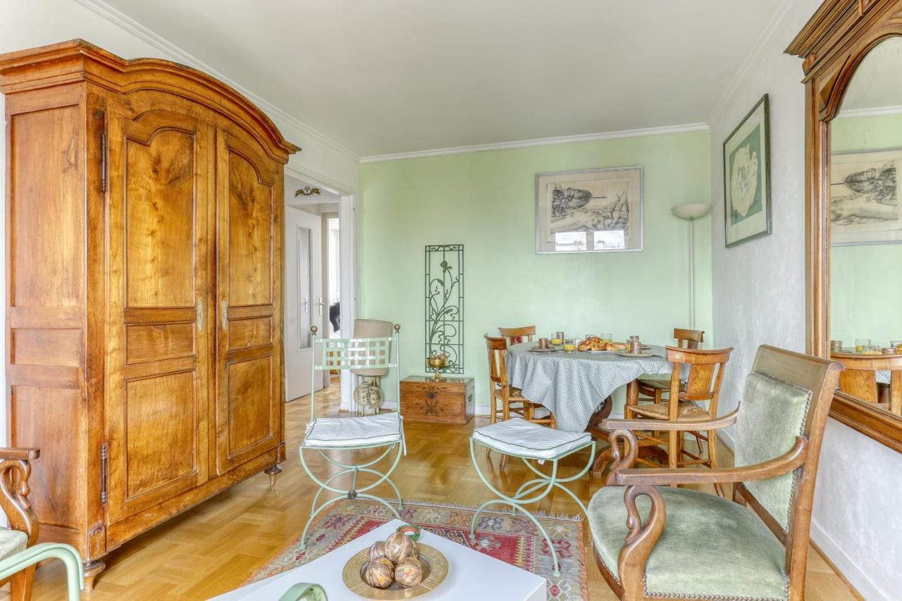 Апартаменти Large And Bright 2 Bdrs Flat With View - Paris 20 Екстер'єр фото